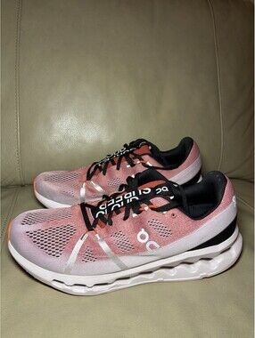On Cloudsurfer 2 Men’s Running Sneakers Gray Red Black Size 14